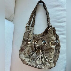 Snakeskin bag